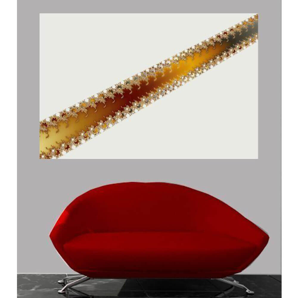 Backlund Crack Wall Decal Installed