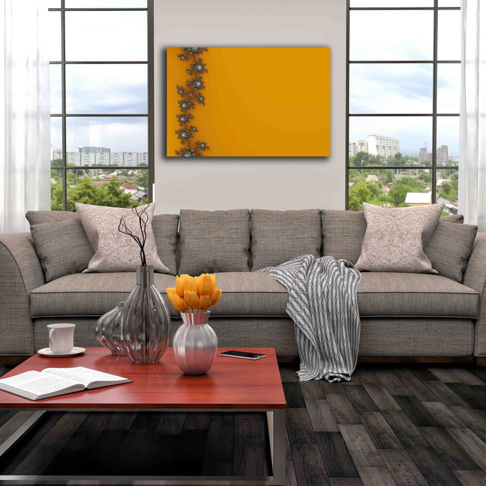 Backlund Fence Canvas Print Installed