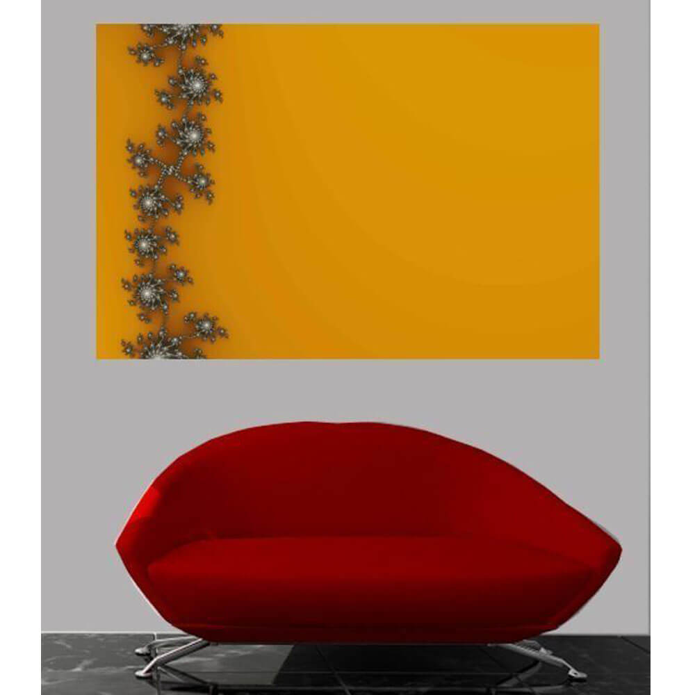 Backlund Fence Glossy Poster Installed