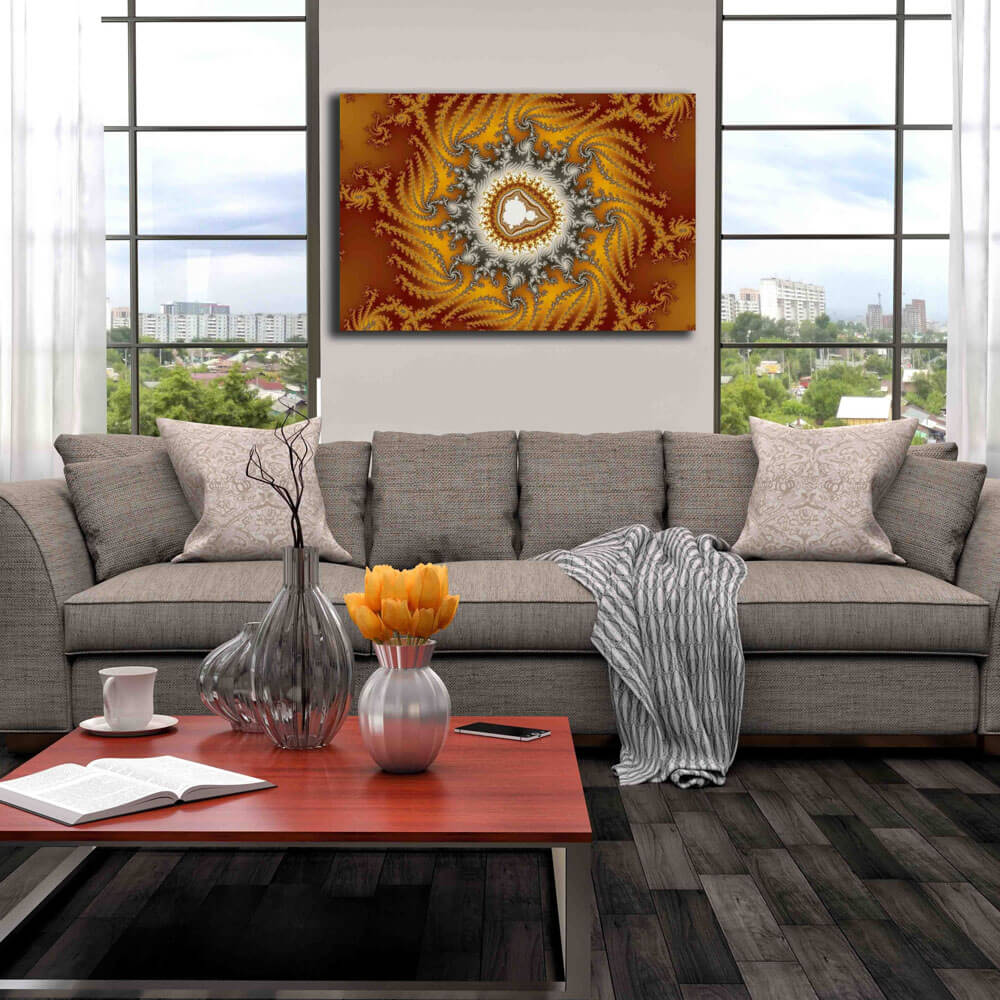 Backlund Fur Canvas Print Installed