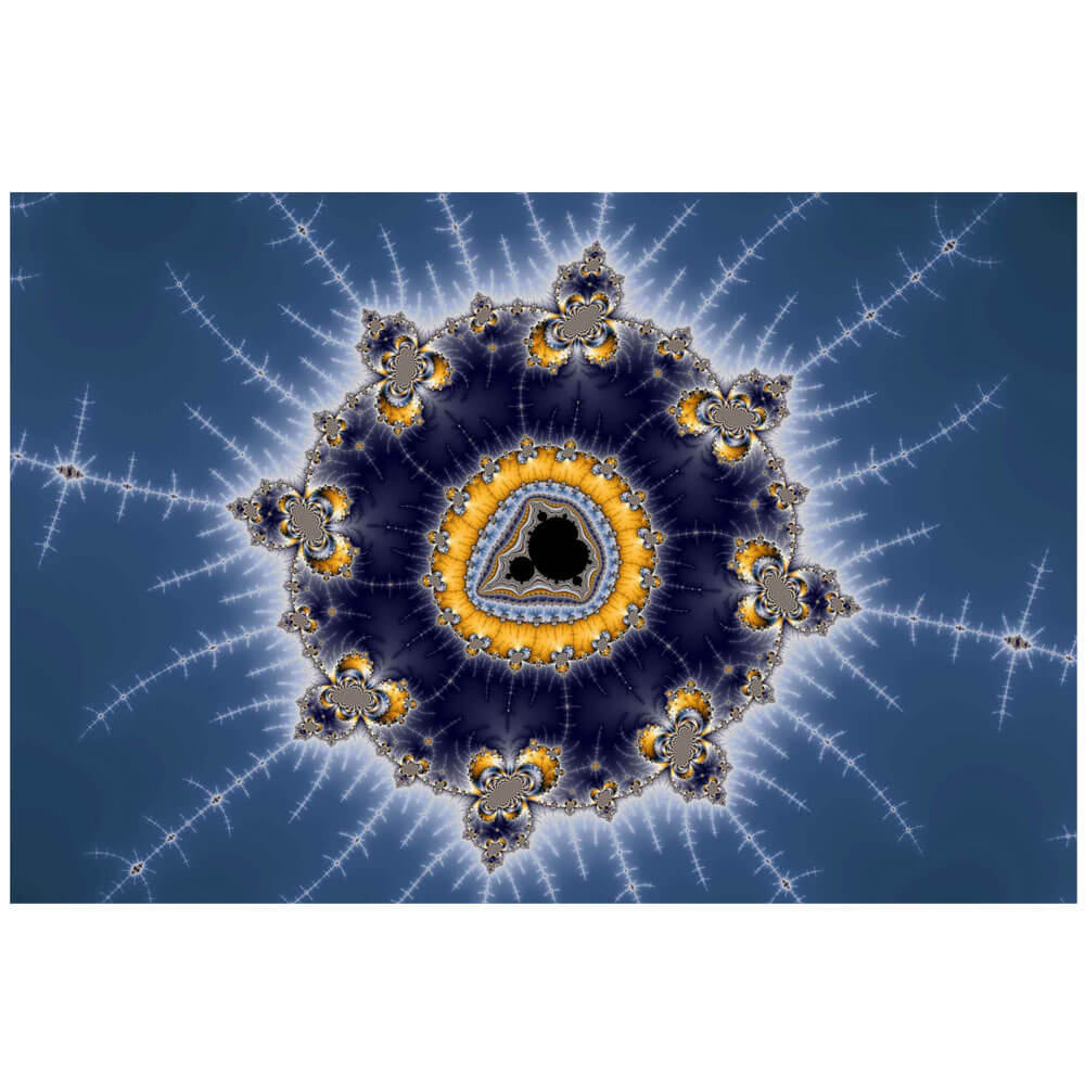 Backlund Golden Mandelbrot Wall Decal