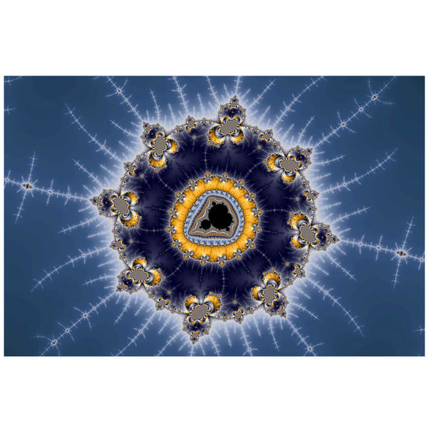 Backlund Golden Mandelbrot Wall Decal