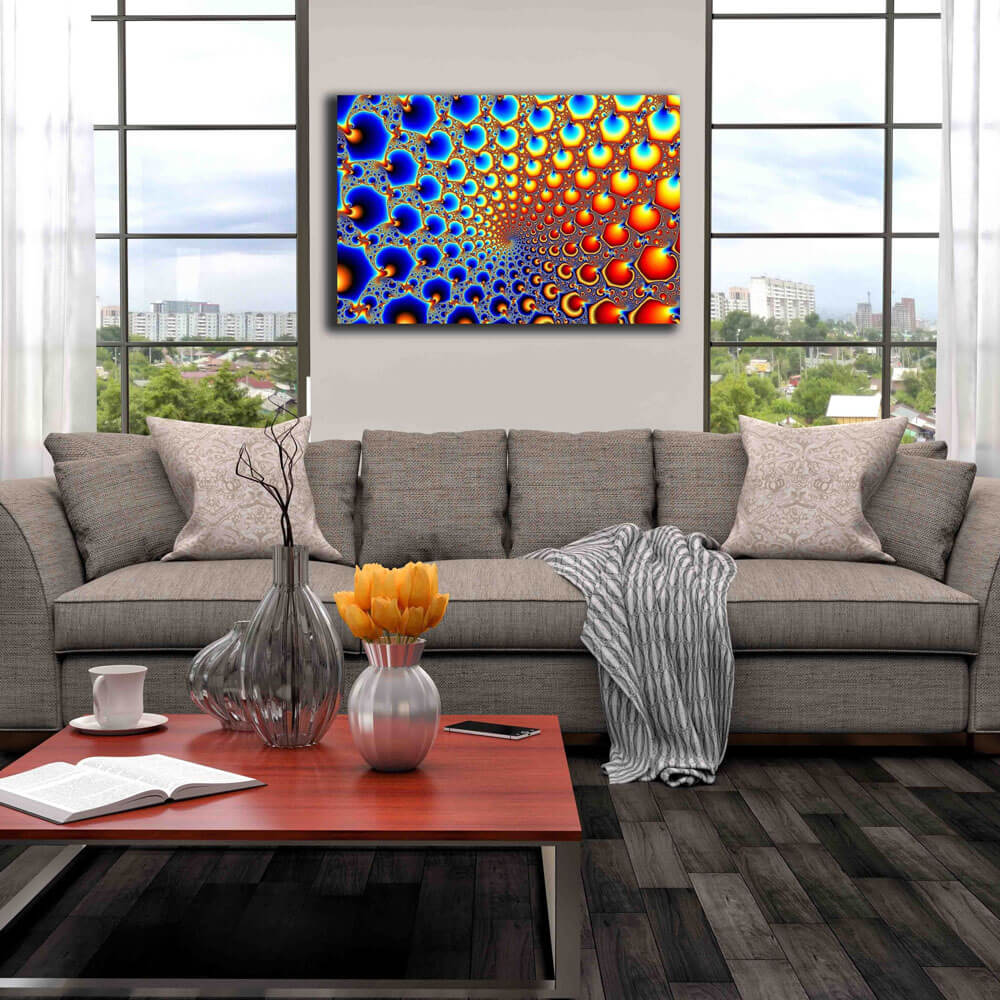 Backlund Hypnotic Portal Canvas Print Installed