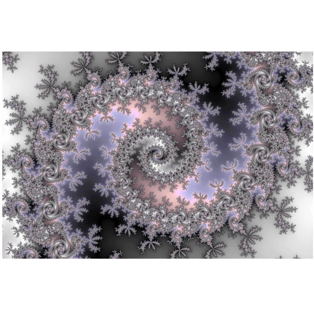 Backlund Ice Swirl Glossy Poster