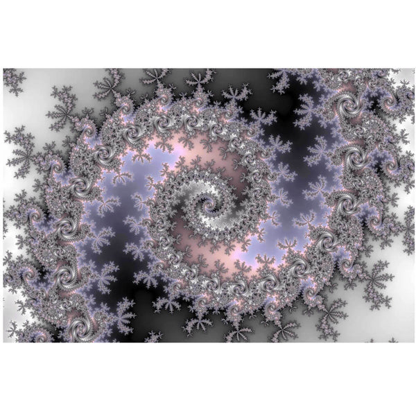 Backlund Ice Swirl Glossy Poster