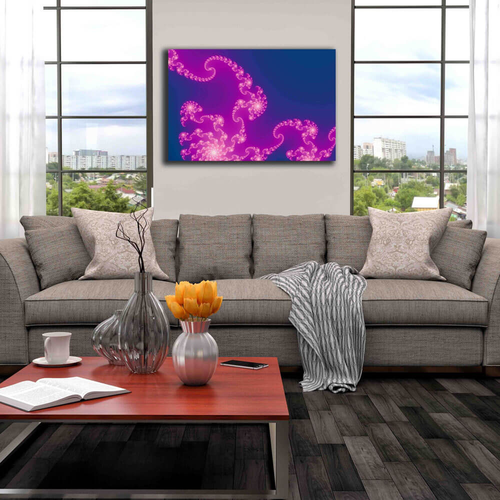 Backlund Jellyfish Wonder Canvas Print Installed