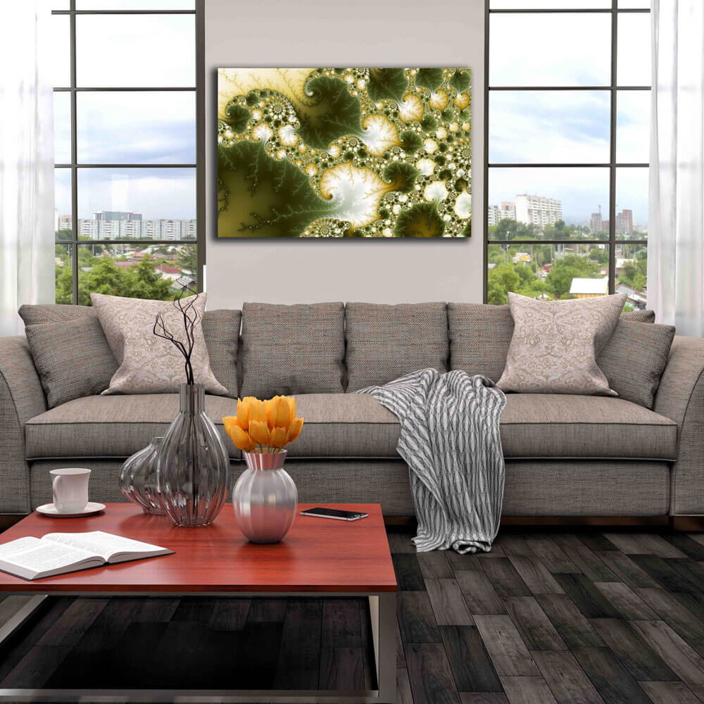 Backlund Polyatomic Canvas Print Installed