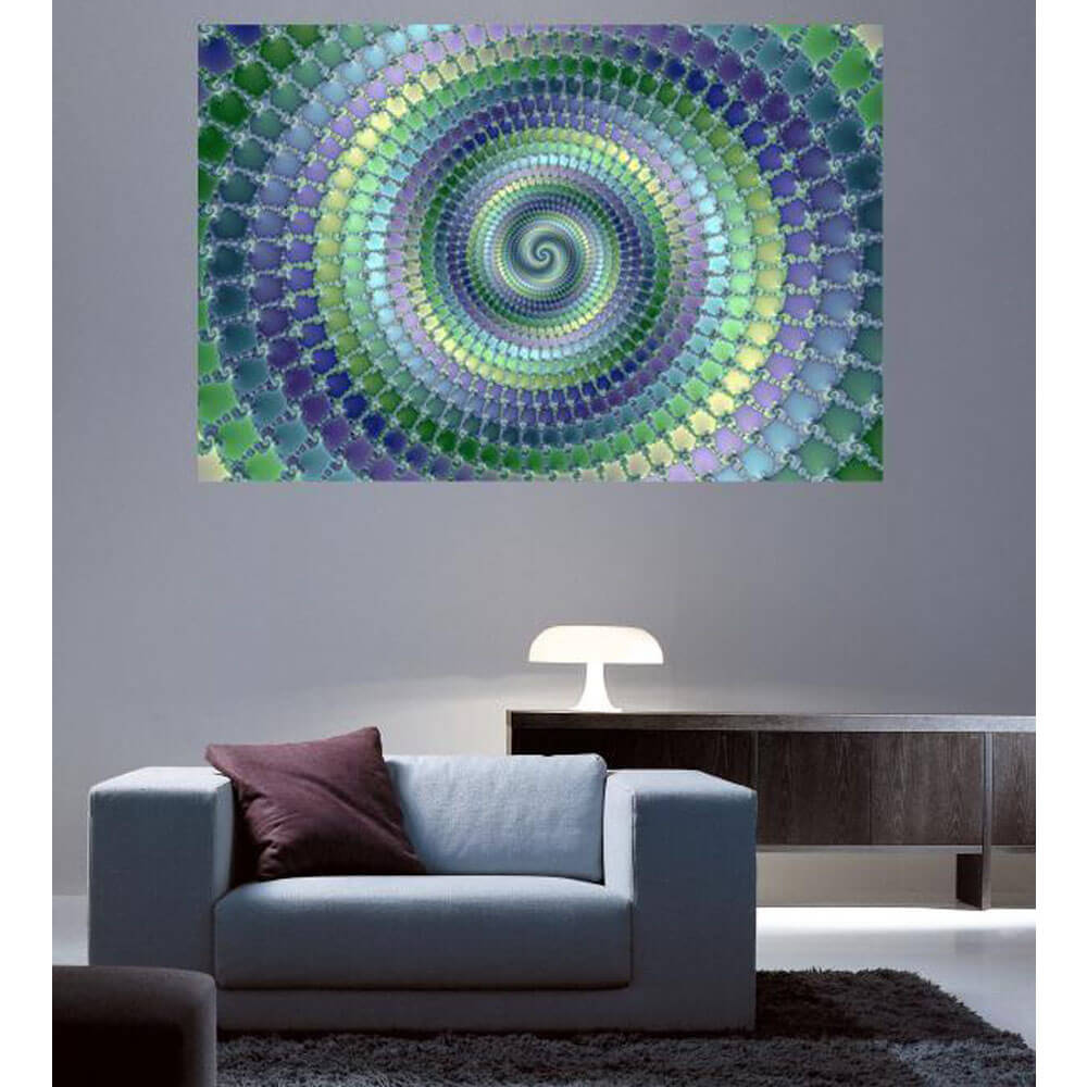 Backlund Pondering Wall Decal Installed