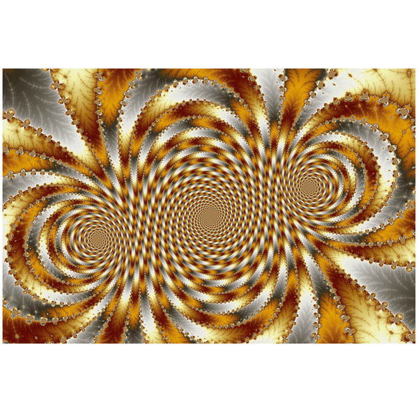 Backlund Swirl Fractal I Glossy Poster
