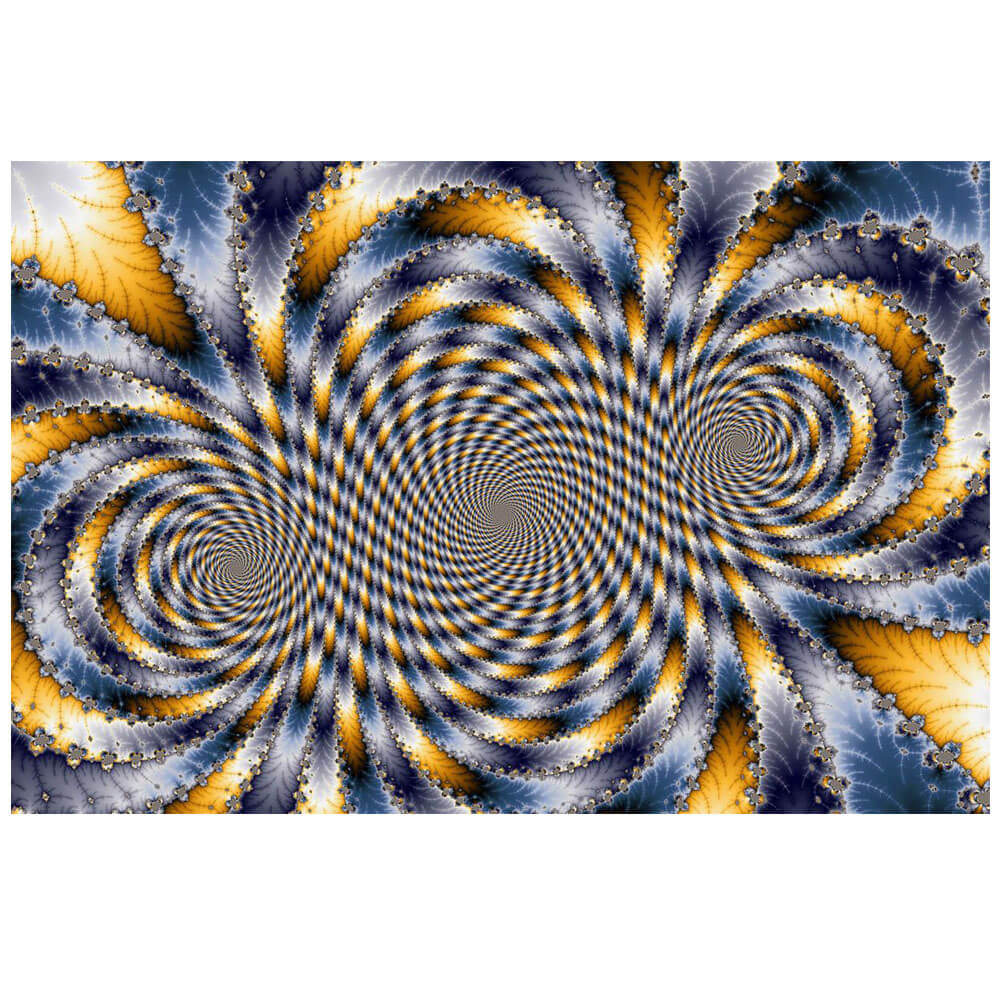 Backlund Swirl Fractal II Wall Decal