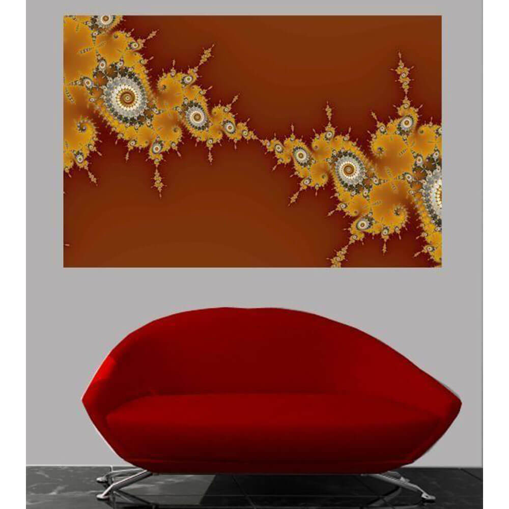 Backlund Warp Glossy Poster Installed