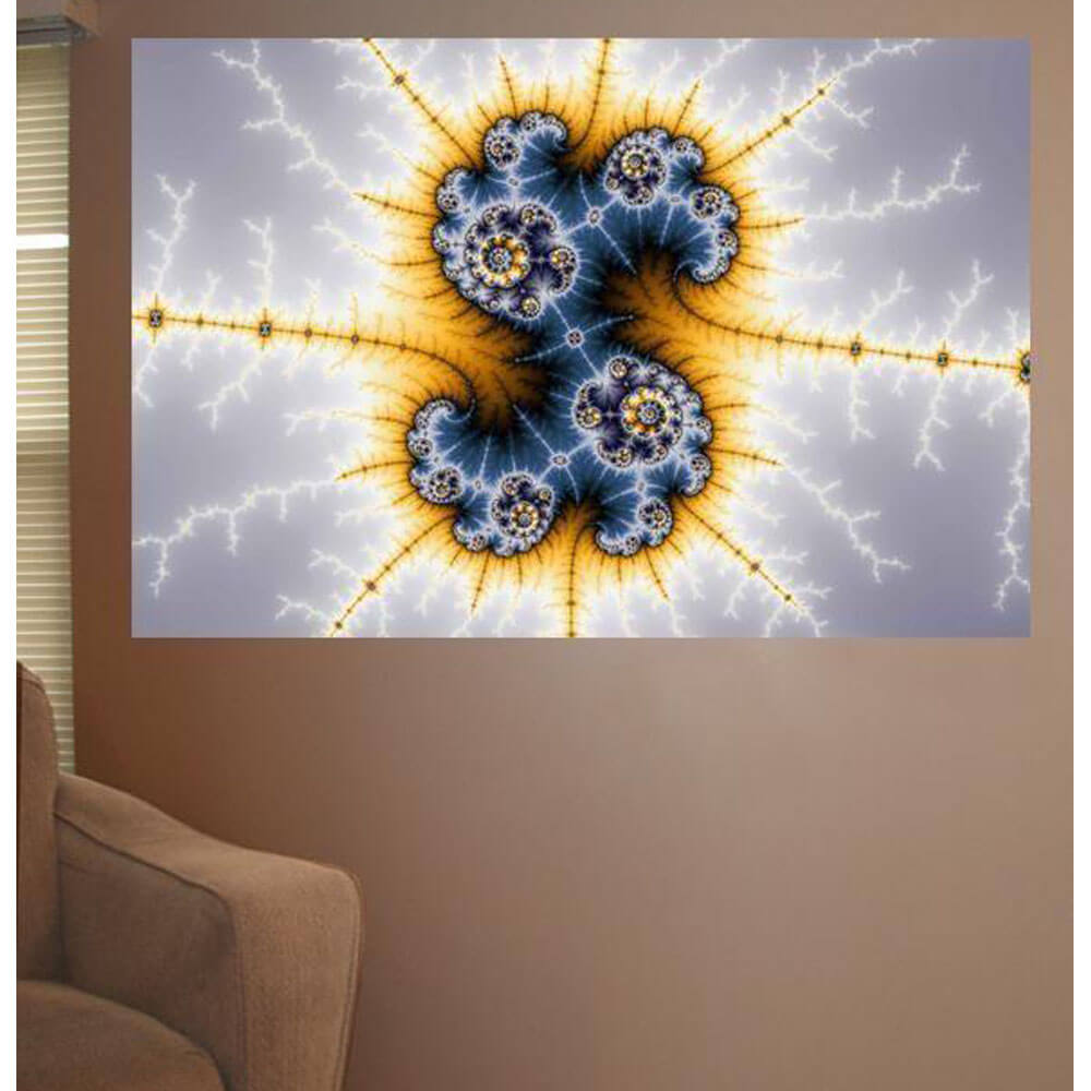 Backlund Yin Yang Twister Wall Decal Installed