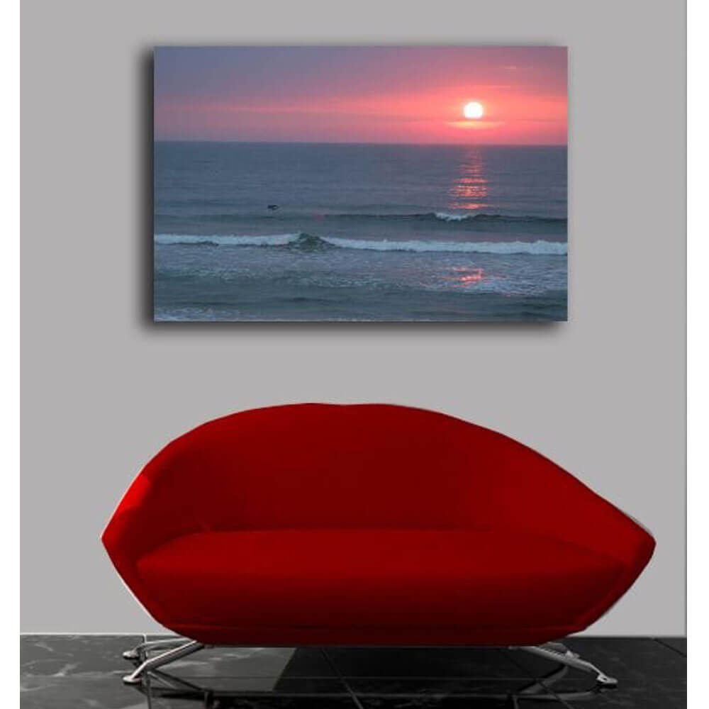 Baker Sunset II Canvas Print Installed
