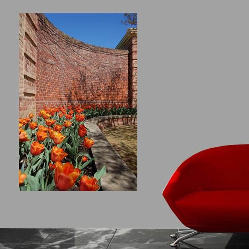 Baker Wall II Glossy Poster Installed