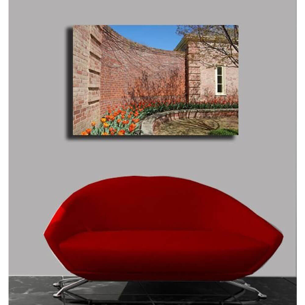 Baker Wall Canvas Print Installed