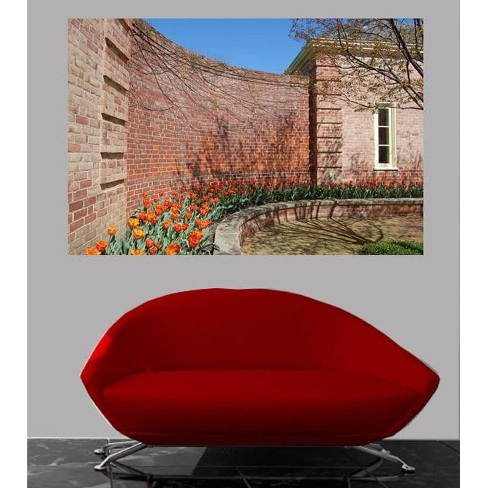 Baker Wall Glossy Poster Installed