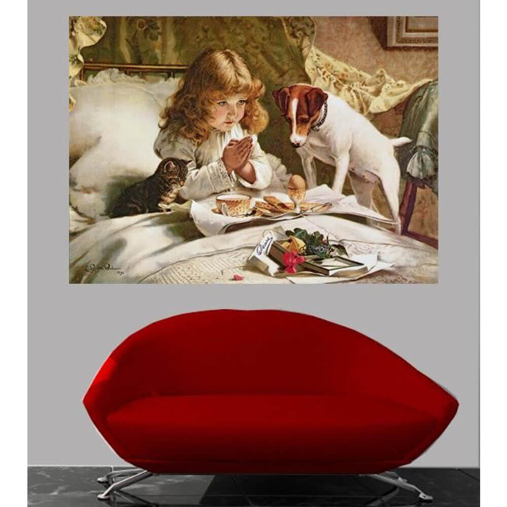 Charles Barber Suspense Glossy Poster Installed