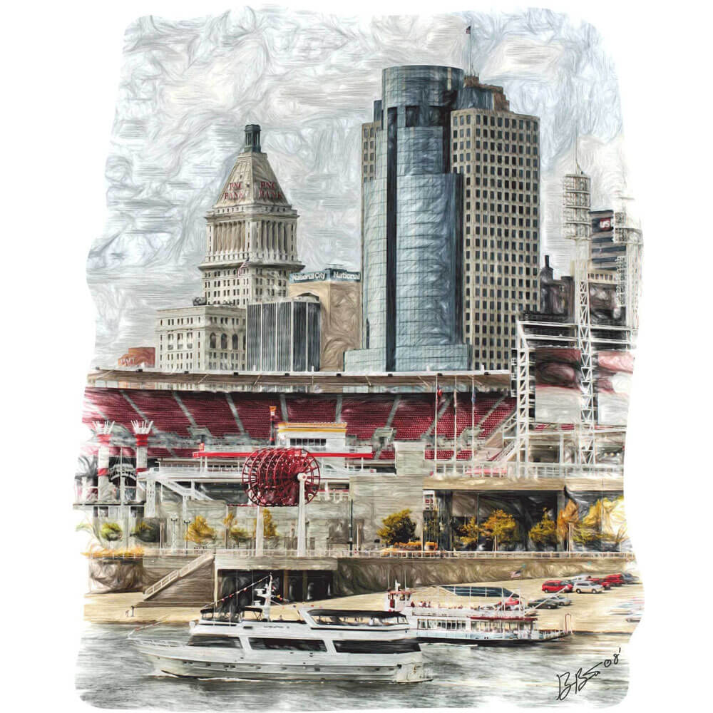 Batie Busy Cincy Wall Decal