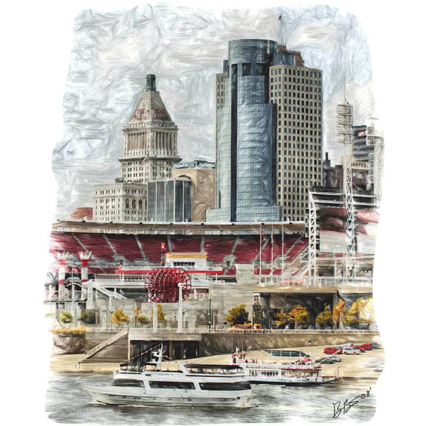 Batie Busy Cincy Wall Decal