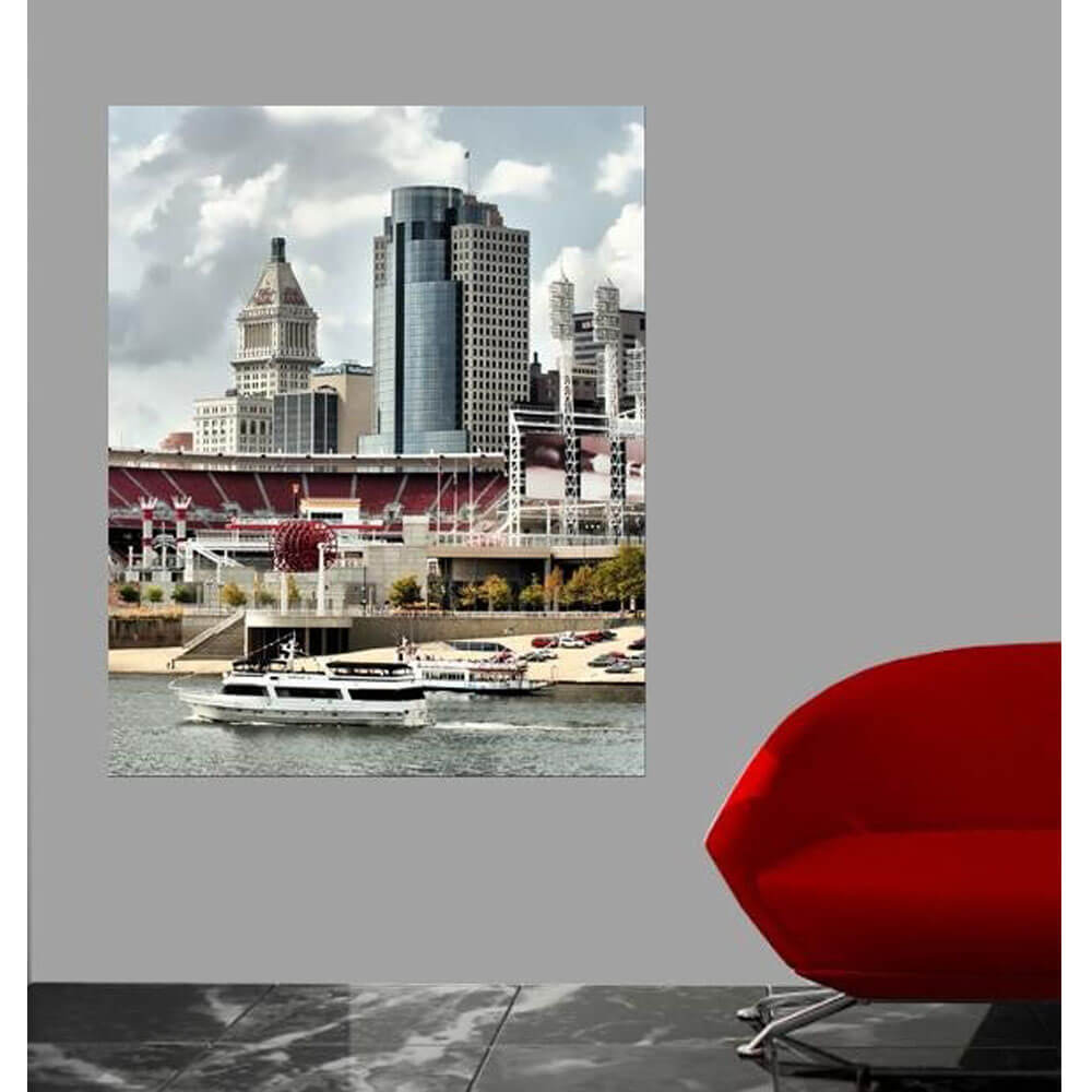 Batie Busy Cincy II Wall Decal Installed