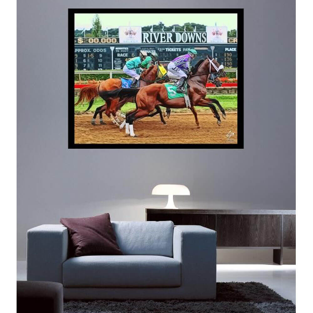 Batie River Downs Wall Decal Installed