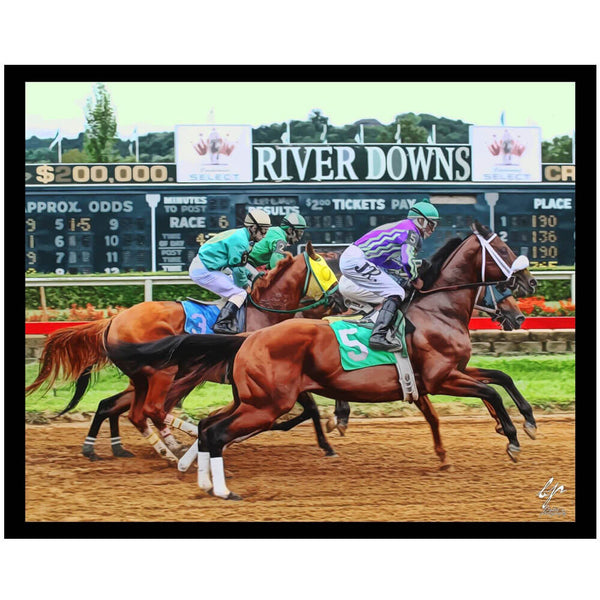 Batie River Downs Gloss Poster