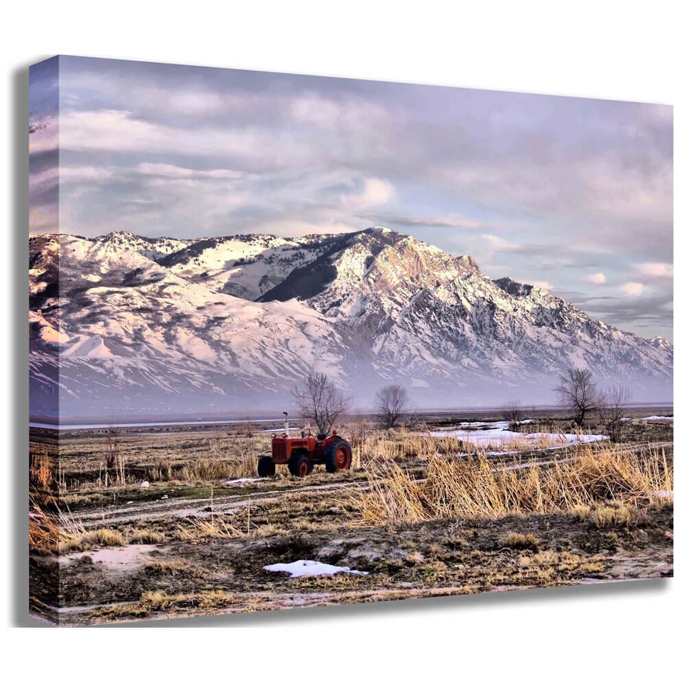 Batie Rocky Mountain Tractor Canvas Print