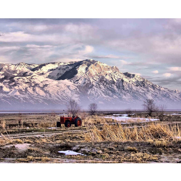 Batie Rocky Mountain Tractor Gloss Poster