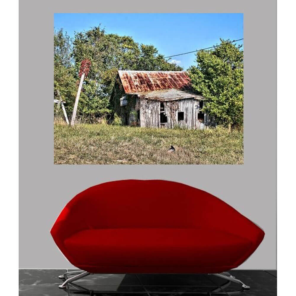 Batie The Shack Glossy Poster Installed