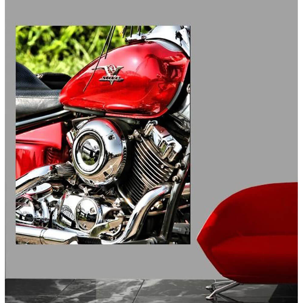 Batie V Star Glossy Poster Installed