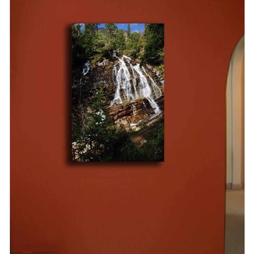 Boer Bertha Falls Canvas Print Installed