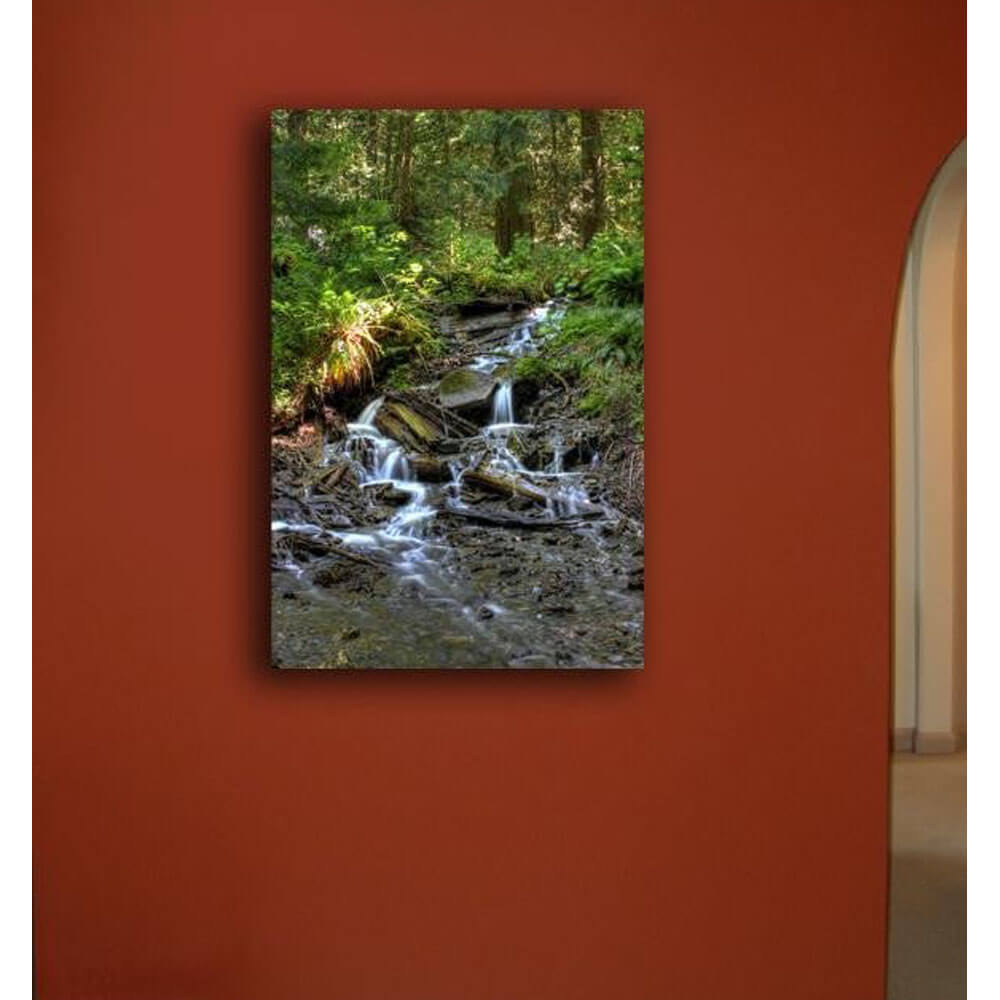 Boer Bridal Falls Canvas Print Installed