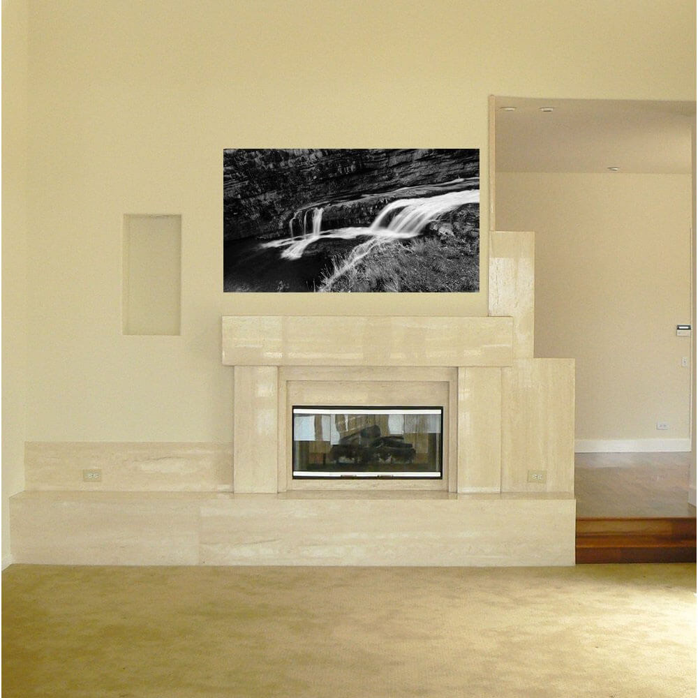 Boer Cameron Falls Glossy Poster Installed