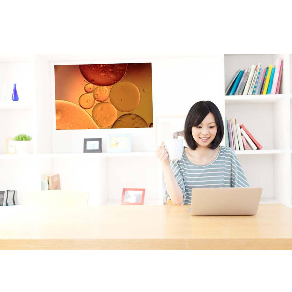 Boer Oil Gold Wall Decal Installed