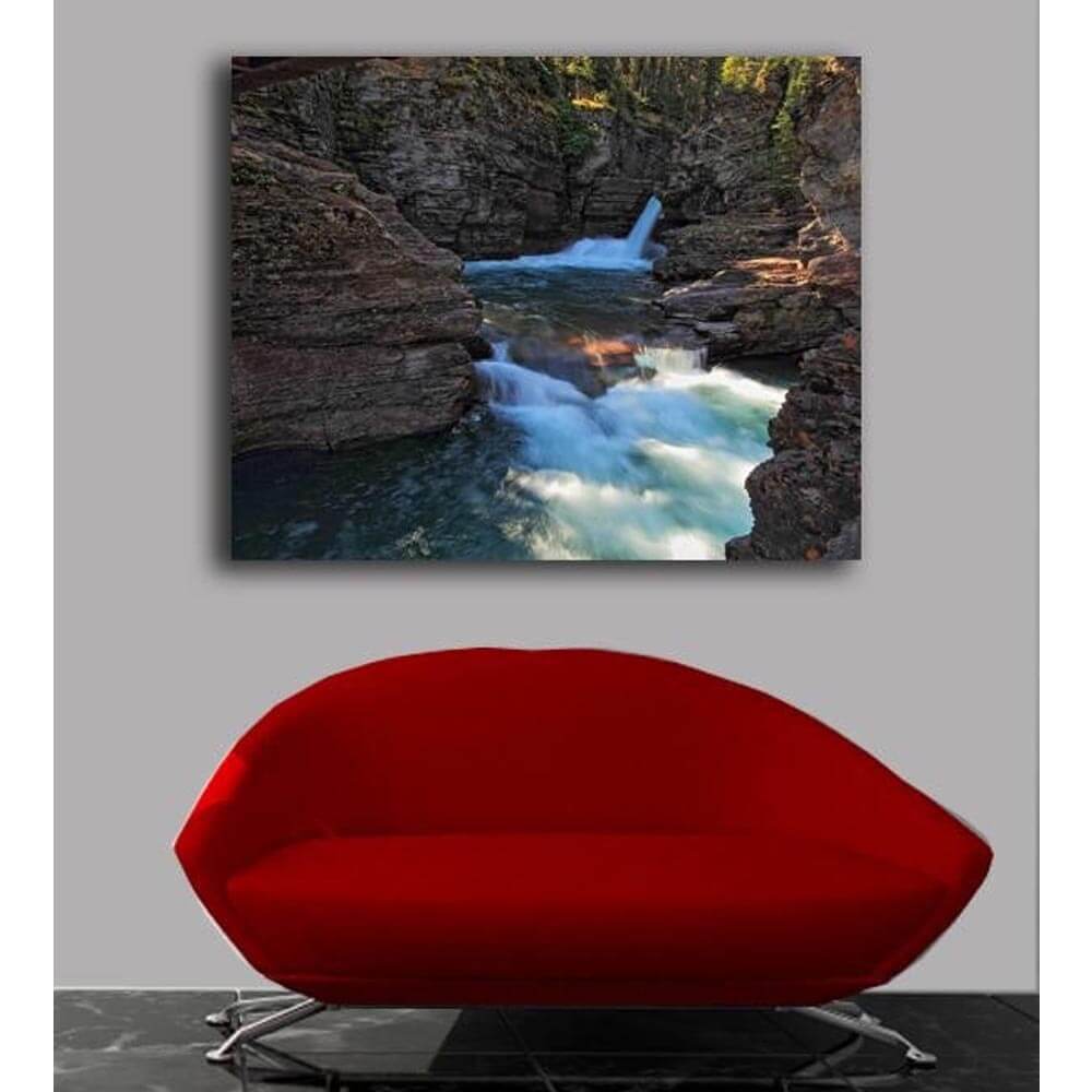Boer Saint Mary's Falls Canvas Print Installed