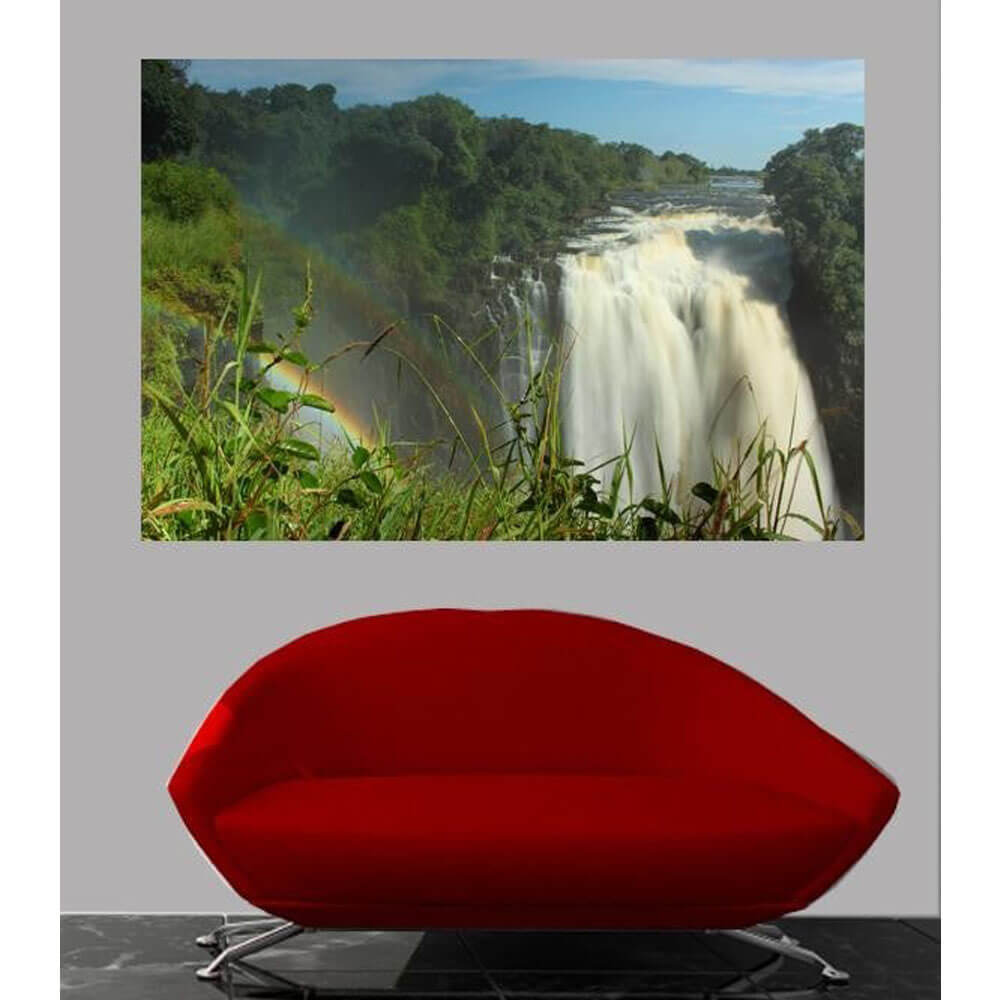 Boer Devil's Cataract Wall Decal Installed