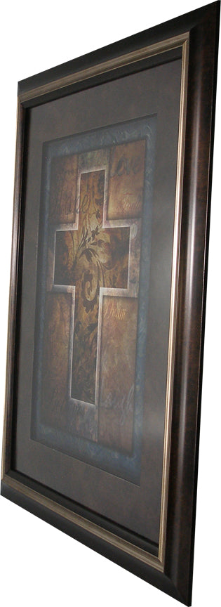 Hope Cross Framed Art 19.25"x23.25" Angle