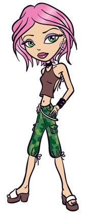 Punk Brat Wall Decal Cutout