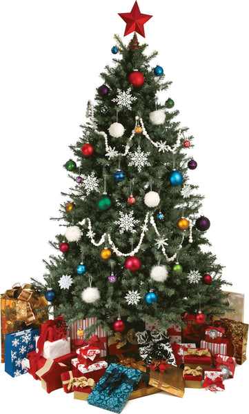 Christmas Tree Wall Decal Cutout