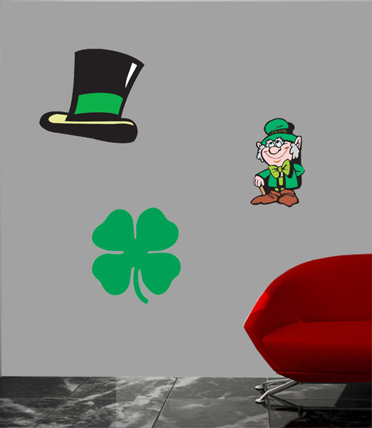 St. Patrick's Day Multi-Pak Wall Decals Installed