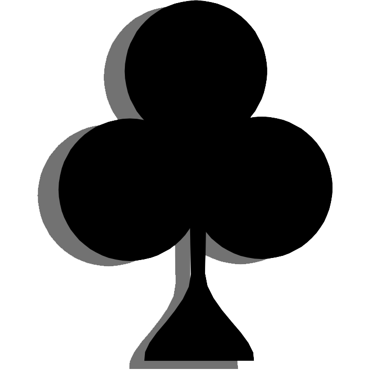 Clubs Wall Decal Cutout