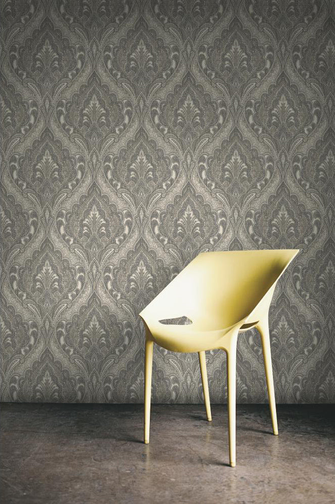 Carey Lind Designs "Hemmingway" Wallpaper Installed 2