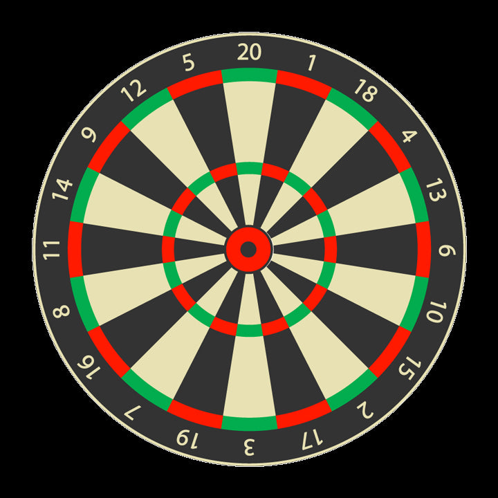 Dart Board Wall Decal Cutout