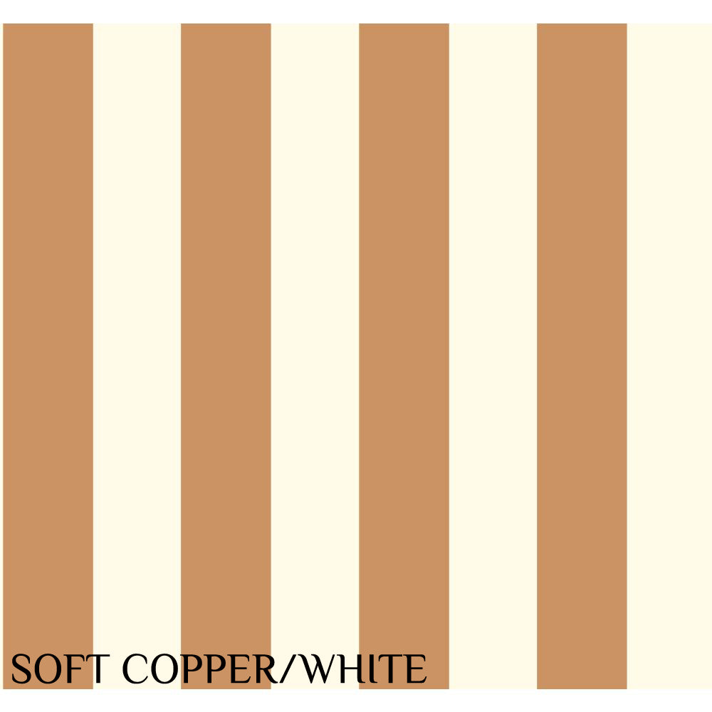 Waverly '3" Wide Stripe' Soft Copper Wallpaper