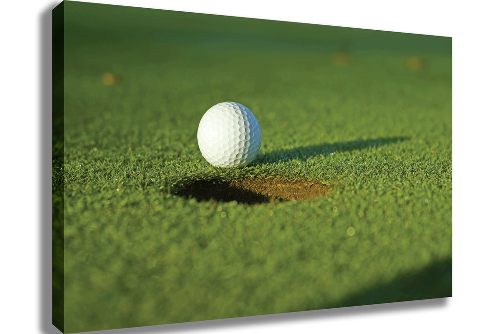 Lag Putt Canvas Printed