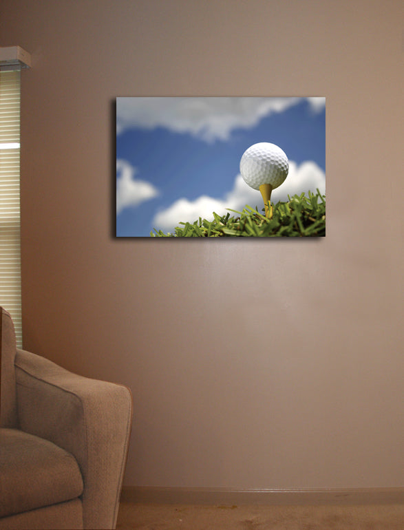 Tee'd Up Canvas Installed