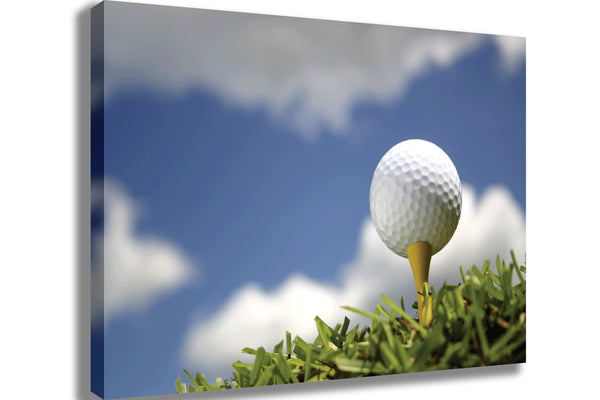 Tee'd Up Canvas Printed