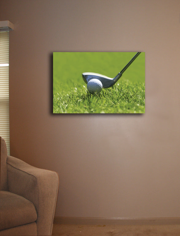 Fairway Drivin' Canvas Installed