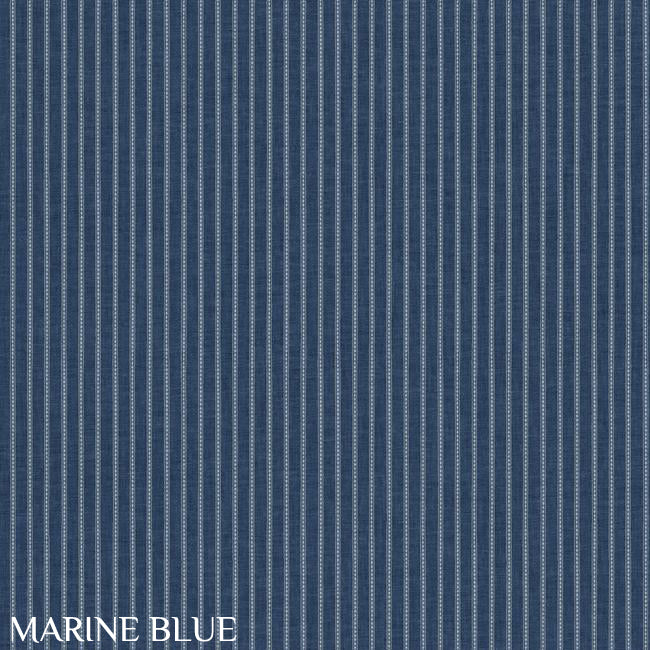 Waverly "Highwire Stripe" Marine Blue Wallpaper