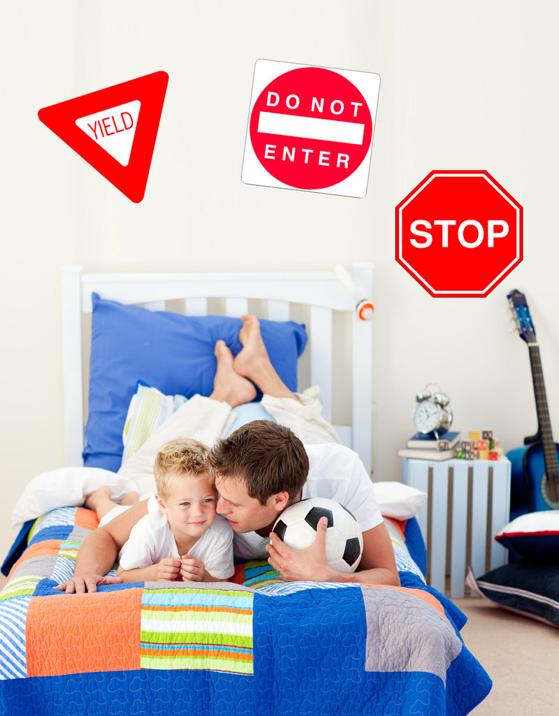 Sign Multi-Pack II Wall Decals Installed